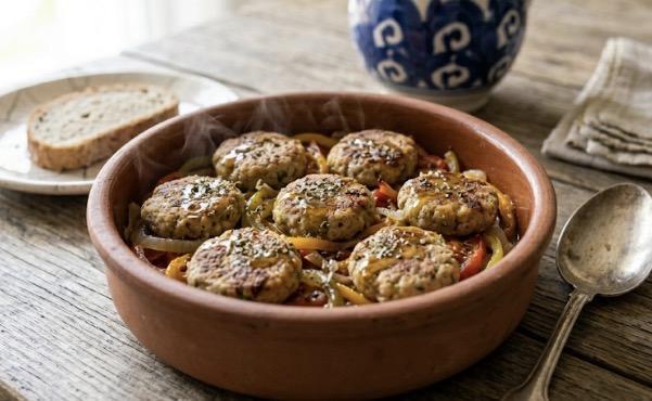 Düşük Proteinli Sebzeli Güveç Köftesi