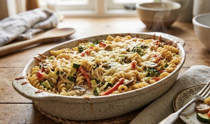 Pku Fırında Kremalı ve Sebzeli Düşük Proteinli Makarna