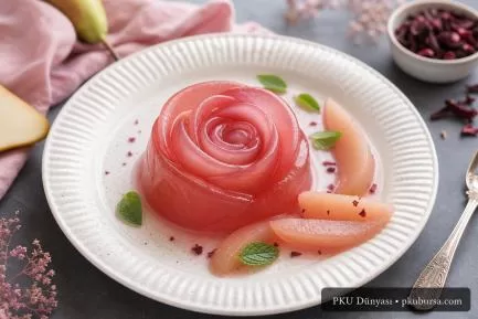 PKU Armutlu Hibiskuslu Gül Peltesi