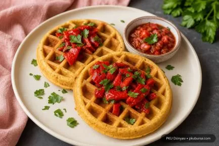 PKU Köz Biberli Tuzlu Düşük Proteinli Waffle