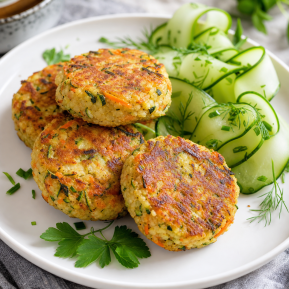 Kabaklı Havuçlu Düşük Proteinli Mücver Köftesi
