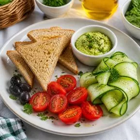 PKU Avokadolu Düşük Proteinli Kahvaltı Tabağı