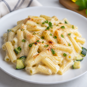 PKU Beşamel Soslu Kabaklı Düşük Proteinli Makarna