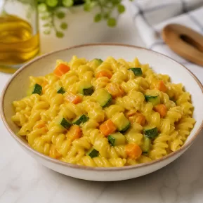 PKU Köri Soslu Sebzeli Düşük Proteinli Makarna