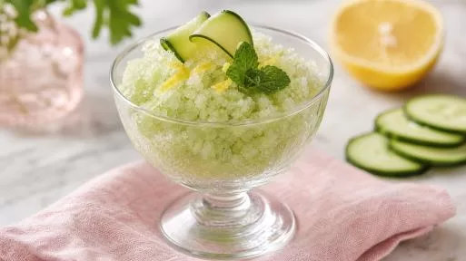 PKU Salatalık ve Limon Granita